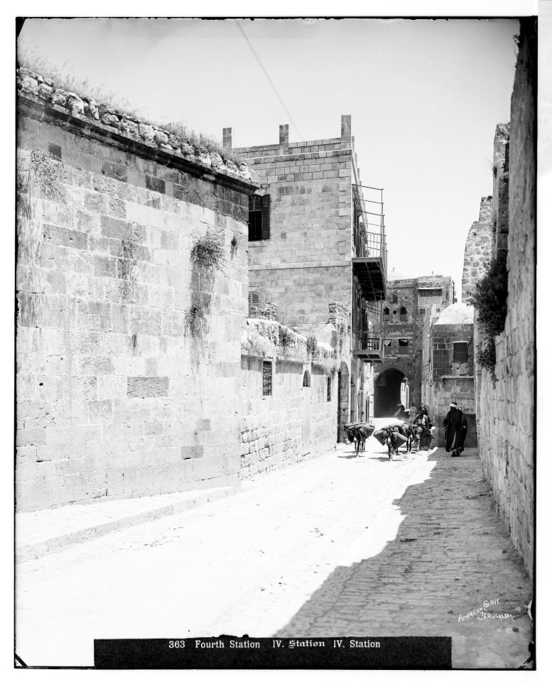Jerusalem (El-Kouds). Fourth Station LOC matpc.06607