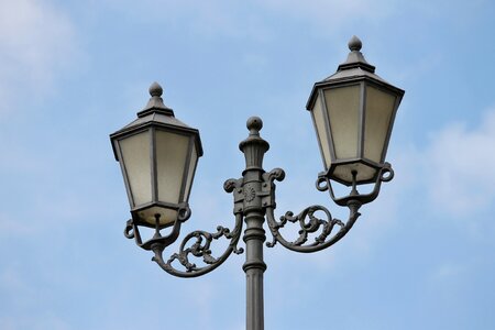 Historic street lighting lamp light photo