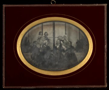 Jean-Gabriel Eynard (Swiss - (Group portrait of eight members of Eynard-Lullin's circle) - Google Art Project
