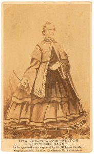 Jefferson Davis CDV by WW Harding