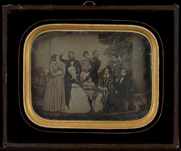 Jean-Gabriel Eynard (Swiss - (Group portrait of nine member of the Circle of Eynard-Lullin) - Google Art Project
