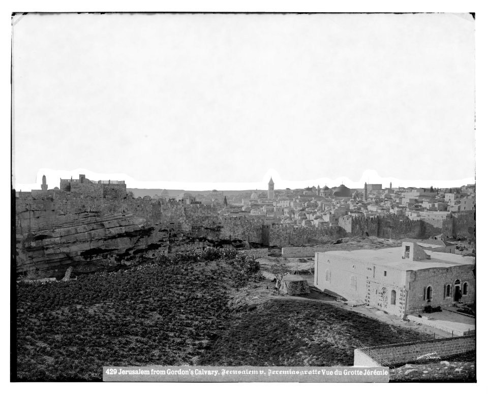 Jerusalem (El-Kouds). Jerusalem from Gordon's Calvary LOC matpc.06731