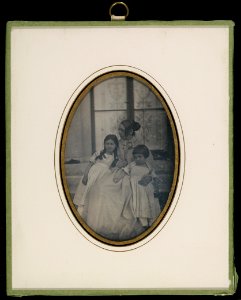 Jean-Gabriel Eynard (Swiss - (Portrait of Sophie Eynard-Eynard and two of her daughters) - Google Art Project