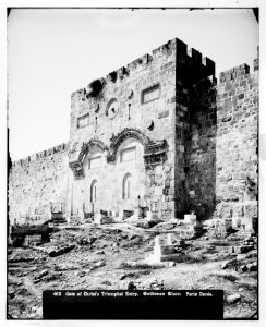 Jerusalem (El-Kouds). Golden Gate from the east LOC matpc.06679