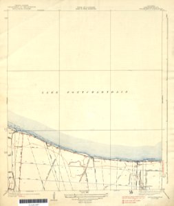Jefferson Parish Louisiana Map Lake Pontchartrain Shore Indian Beach-1937