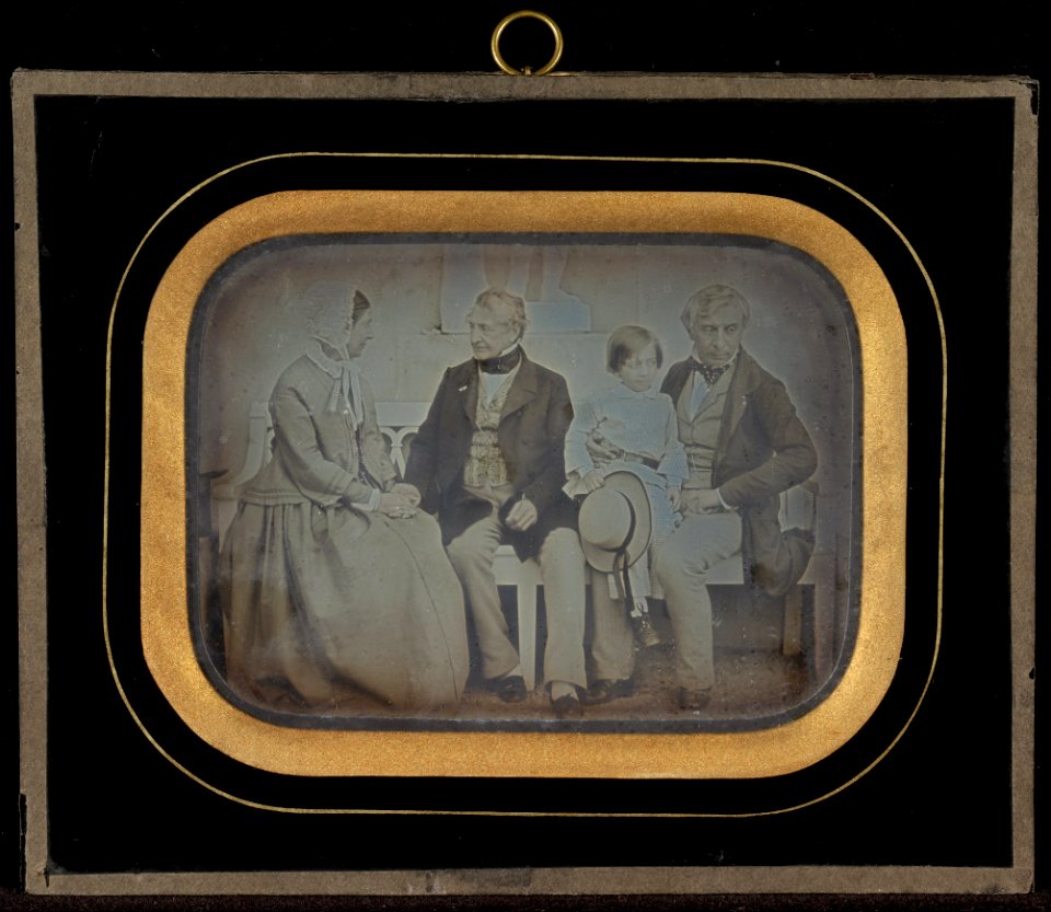 Jean-Gabriel Eynard (Swiss - Portrait of M. & Mme. Eynard and M. de Regny with his son - Google Art Project