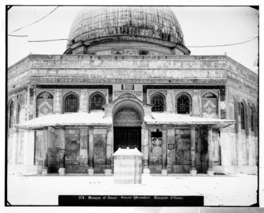 Jerusalem (El-Kouds). Mosque of Omar (i.e., Dome of the Rock) showing details. LOC matpc.06626