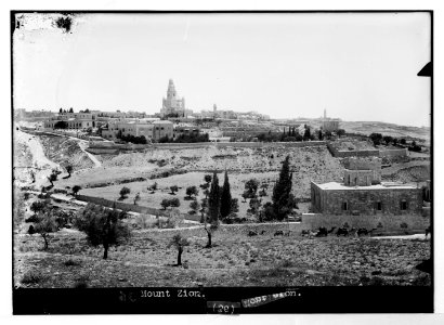 Jerusalem (El-Kouds). Mount Zion LOC matpc.07481