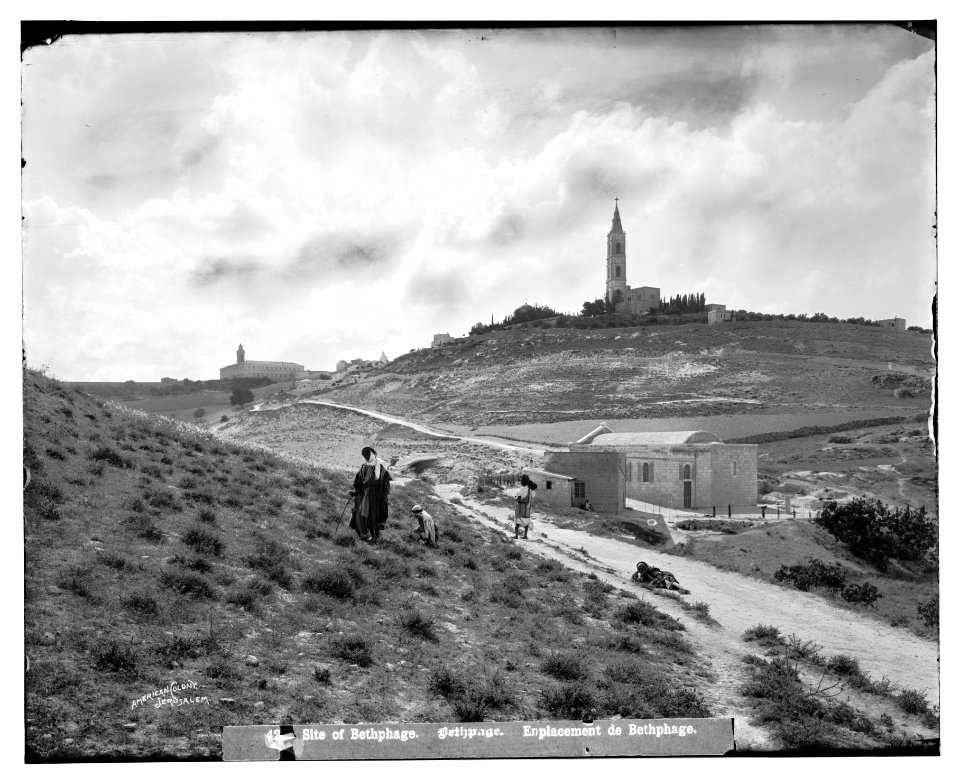 Jerusalem (El-Kouds). Site of Bethpage (i.e., Bethphage) LOC matpc.06714
