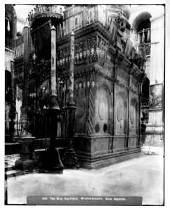Jerusalem (El-Kouds). The Holy Sepulchre, side view (i.e., Church of the Holy Sepulchre) LOC matpc.06578