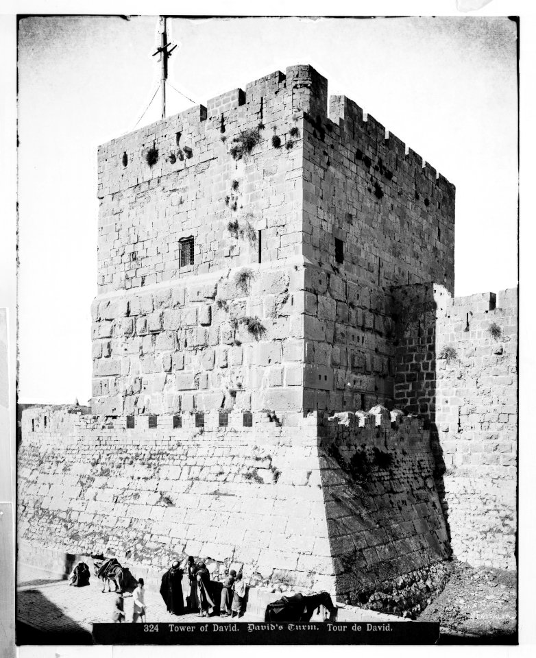 Jerusalem (El-Kouds). Tower of David. LOC matpc.06548