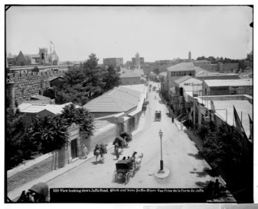 Jerusalem (El-Kouds). The Jaffa Road, main thoroughfare of the new city LOC matpc.06541