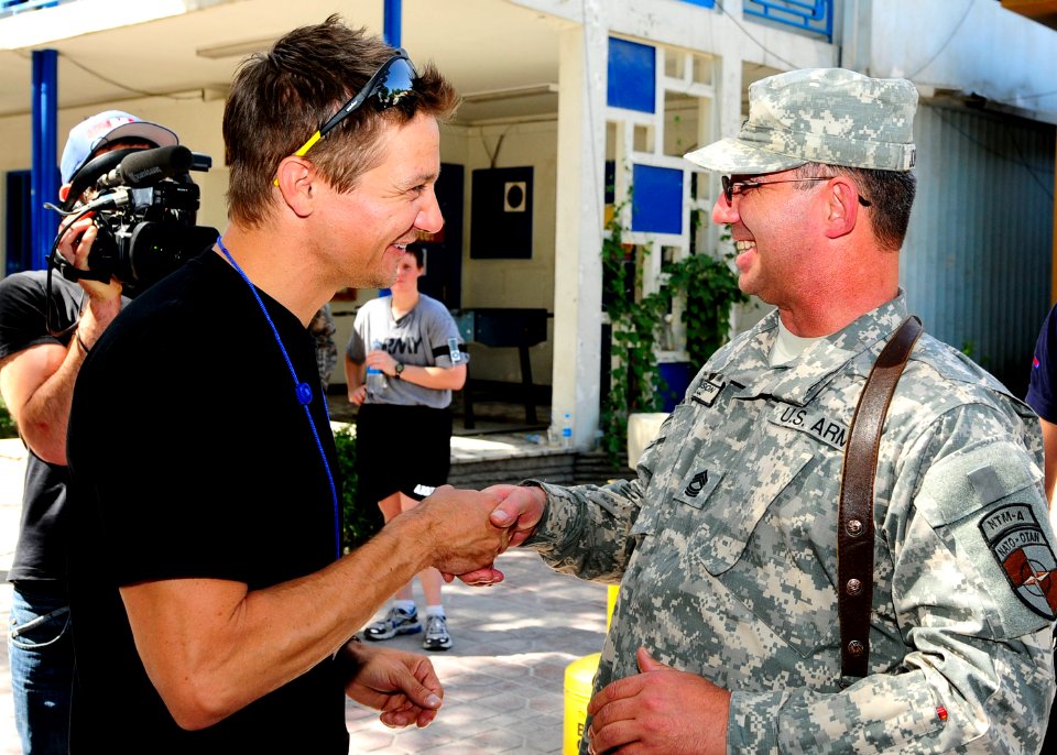 Jeremy Renner visits coalition servicemembers in Afghanistan (4741575205)