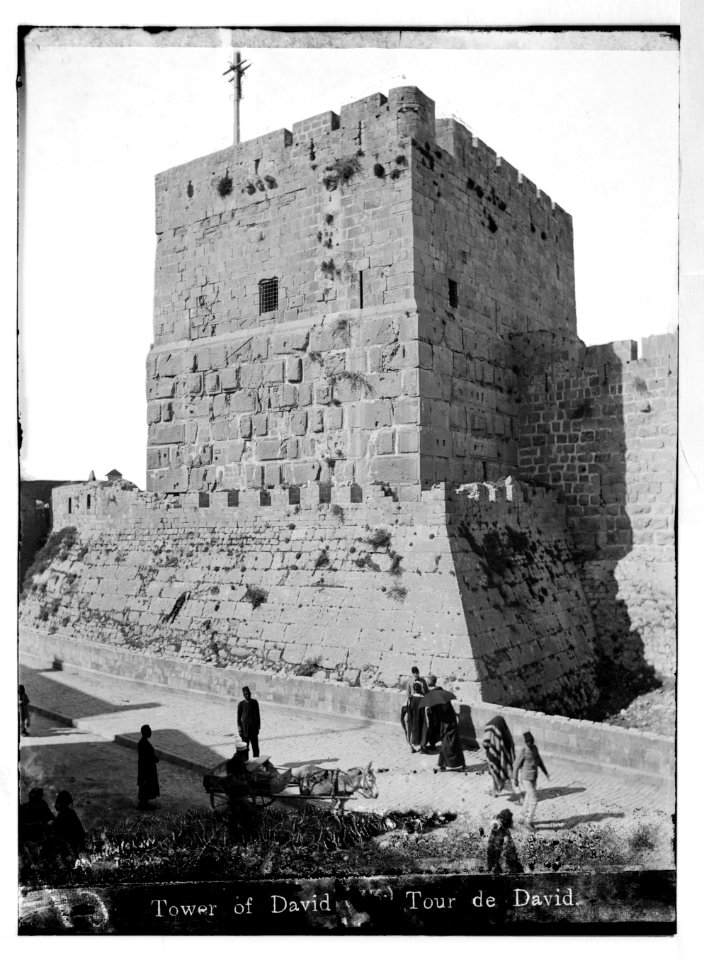 Jerusalem (El-Kouds). Tower of David. LOC matpc.07478