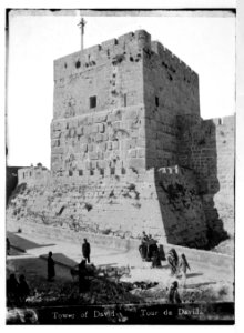 Jerusalem (El-Kouds). Tower of David. LOC matpc.07478