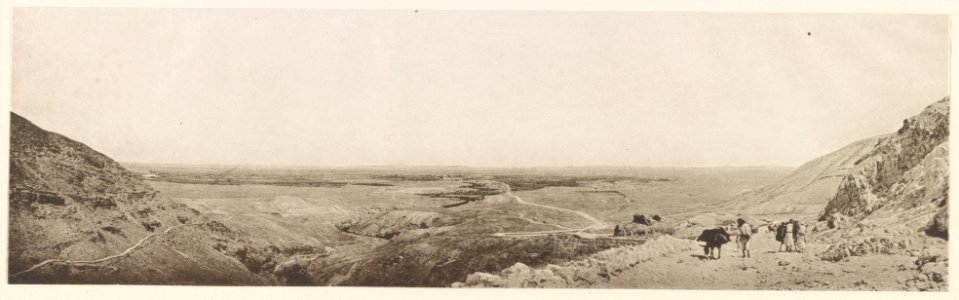 Jerichoebene vom Gebirgsabhang im Westen. 1906. LCCN2014648722