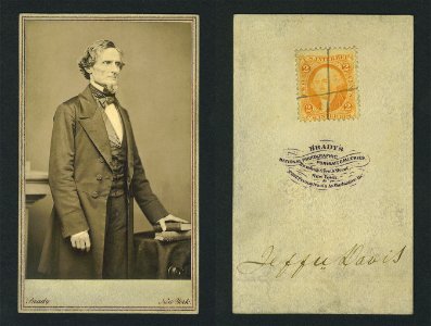 Jefferson Davis CDV by Brady