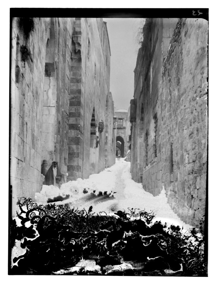 Jerusalem in snow. 1921 LOC matpc.11486