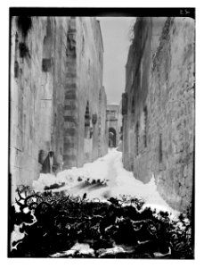 Jerusalem in snow. 1921 LOC matpc.11486