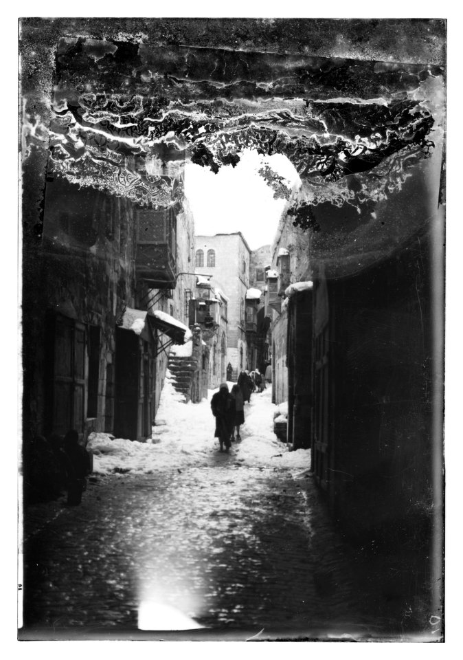 Jerusalem in snow. 1921 LOC matpc.11488