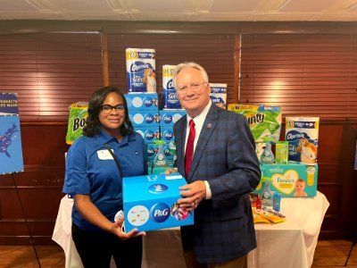 Jerry Carl at Procter Gamble Pack a Relief Kit Event - 2021-09-31