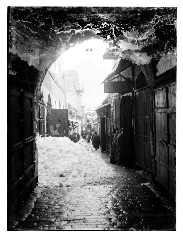 Jerusalem in snow. 1921 LOC matpc.11476