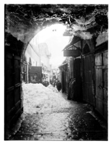 Jerusalem in snow. 1921 LOC matpc.11476