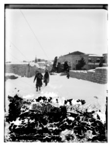 Jerusalem in snow. 1921 LOC matpc.11489