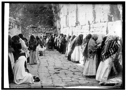 Jerusalem, at the Wailing Wall on Friday LCCN2016821037