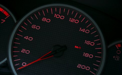 Drive car tachometer