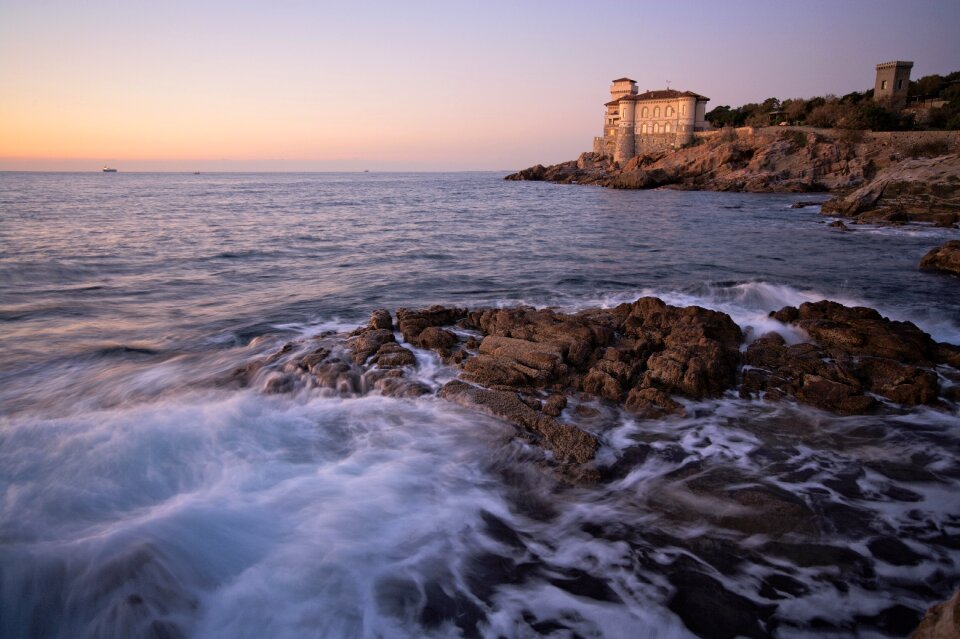 Sunset beach tuscany