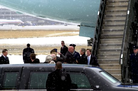 Jesse Ventura welcomes George W. Bush and Norm Coleman