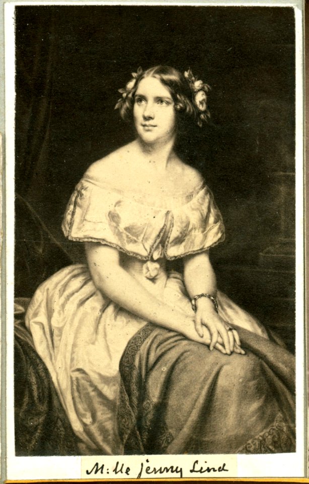 Jenny Lind, porträtt (målning) - SMV - H5 070