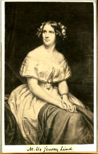 Jenny Lind, porträtt (målning) - SMV - H5 070