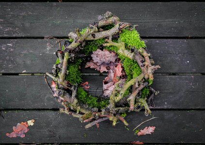 Nature wreath green