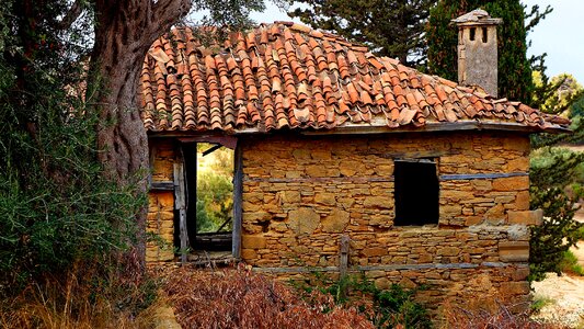 Old stone structure photo