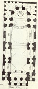 Jesuitenkirche Mannheim Grundriss 1753 Gebr Klauber