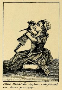 Jeune Demoiselle anglaise satisfaisant ses désirs pressants