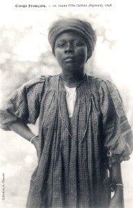 Jeune fille Gallois (Ogooué)-1898 photo