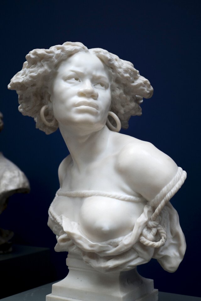 Marble ancient woman