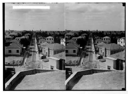 Jewish colonies and settlements. Tel Aviv. Modern street completed LOC matpc.05835