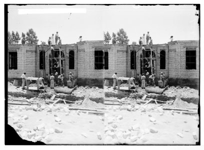 Jewish colonies and settlements. Tel Aviv. Process of building progressing LOC matpc.05830