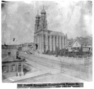 Jewish Synagogue, Congregation Emanu-El, Sutter Street, San Francisco LCCN2002723464
