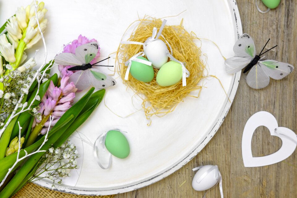 Easter nest easter hare