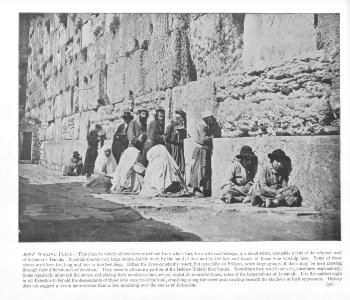 Jerusalem. Wailing place, 30.Holy land photographed. Daniel B. Shepp. 1894