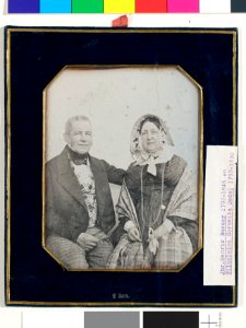 Jhr. Henrick Backer (1792-1846) en zijn vrouw Wilhelmina Cornelia Dedel (1792-1850), objectnr FB 6
