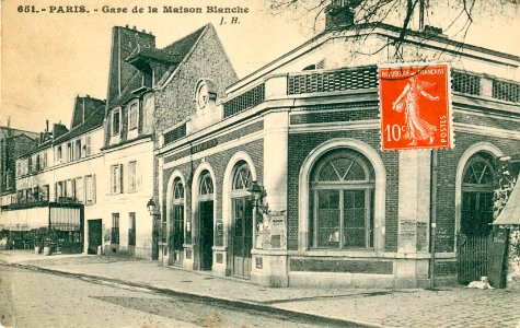 JH 651 - PARIS - Gare de la Maison Blanche photo