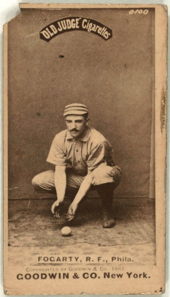 Jim Fogarty, Philadelphia Quakers, baseball card portrait LCCN2007686891
