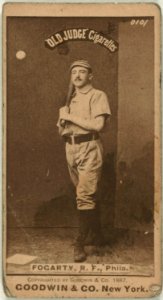 Jim Fogarty, Philadelphia Quakers, baseball card portrait LCCN2007686893