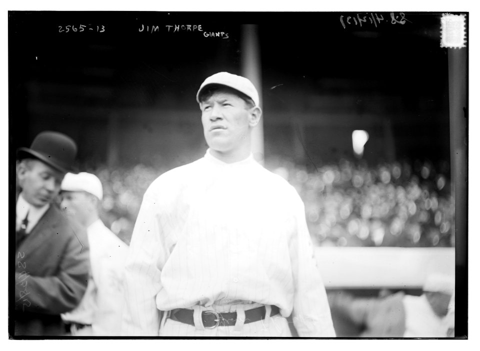 Jim Thorpe, New York NL, at Polo Grounds, NY (baseball) LCCN2014692174